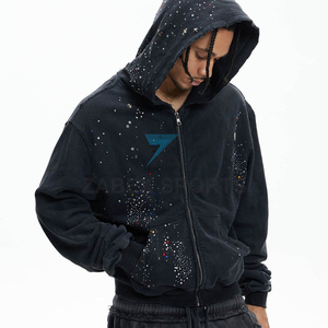 ZABEX SPORTS Sweat-shirt personnalisé avec strass, design de haute qualité, sweat-shirt pour homme avec strass, fabricant de sweat-shirts haut de gamme - Product Image 6