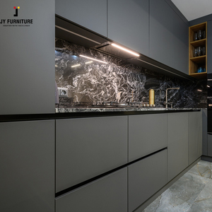JY Furniture 2025, recién llegado, RTA, organizador de armario de cocina, tablero de partículas moderno sin marco, mejor precio, muebles de Hotel para el hogar - Product Image 6