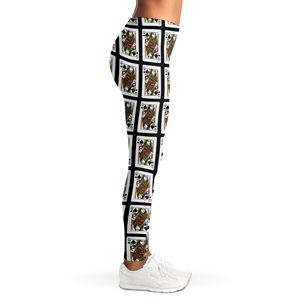 Vêtements de sport les plus vendus, leggings pour femmes taille adulte, qualité supérieure, 100% coton, leggings de sport pour femmes - Product Image 3