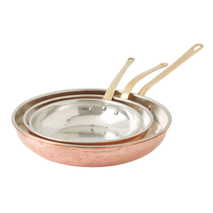 Classic Hammered Brass Kadhai Cooking Wok <b>Pan</b> for Frying Serving Traditional Indian Kitchenware Handmade Heavy Finish - Product Image 6