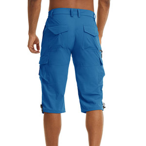 Premium Quality Men's Cargo Shorts Canvas Type Knitted Fabric Water Repellent Zipper Pocket Smart Look Formal Outdoor Streetwear - Product Image 2