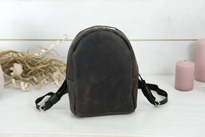 Mochila mini de cuero genuino personalizada OEM al por mayor, otras mochilas de cuero auténtico, mochila escolar para mujer LSBP-0108 - Product Image 2