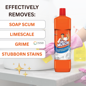 Limpiador de Baño Regular, Fórmula Potente para Eliminar Residuos de Jabón, Cal y Suciedad, 900 ml, Fragancia Duradera, Fácil de Usar - Product Image 5