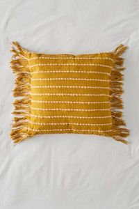 Bohemian Striped <b>Throw</b> Pillow Covers Fringe Square Cushion Covers Woven Polyester Cotton for Home Hotel Decor 100% Cotton Pillow - Product Image 2