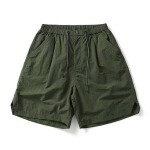 Shorts de Nailon Rojos para Mujer con Bolsillo Trasero, Ligeros, de Secado Rápido, para Playa, Cintura Elástica, Casuales y Deportivos - Product Image 3