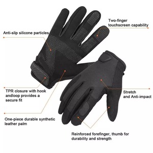 Guantes de Seguridad de Cuero de Grano Partido, Antideslizantes, Protección UV, Impermeables, Unisex, para Uso en Exteriores, Alta Calidad, Bajo Precio - Product Image 3
