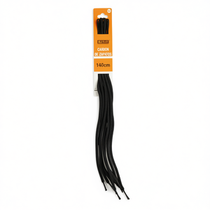 Ilan Shoelace 140Cm Black For Sneakers - Product Image 1