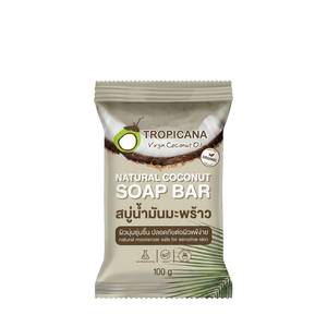 สบู่มะพร้าวธรรมชาติ 100 กรัม บำรุงผิว ชุ่มชื้น ออร์แกนิค สำหรับผิวแพ้ง่าย - Product Image 1