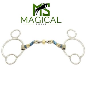 บิตม้าแบบสั่งทำคุณภาพสูง บอมเบอร์บิต 3 วงแหวน 2.5 วงแหวน บิตเหล็กหวาน - Product Image 3