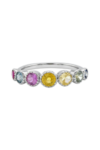 Anillo de Zafiro Azul en Plata de Ley 92.5 KLSR-11737 - Product Image 5