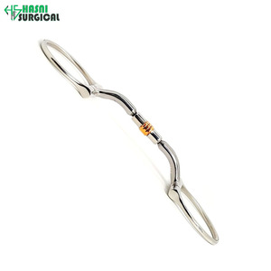 Mors à rênes Western de qualité professionnelle de 5 pouces avec rouleau en cuivre, mors pour cheval en acier inoxydable, instruments chirurgicaux - Product Image 5