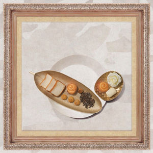 Plateaux à nourriture, fruits et collations en bois, non toxiques, écologiques, durables, modernes, forme de 5 pouces, ensemble de 5 pièces, personnalisables pour les fêtes - Product Image 4