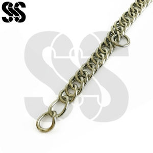 Chaîne de bridage pour cheval en acier inoxydable avec deux crochets et double maillon, durable, résistante à la rouille, de haute qualité, entièrement personnalisable - Product Image 5