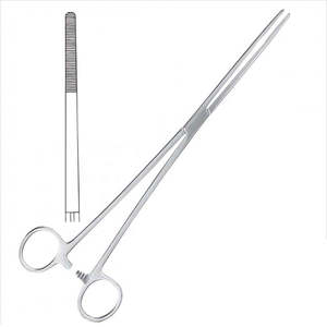 Pinzas Hemostáticas Bozemann de 26 cm, de Acero Inoxidable Alemán, Pinzas Quirúrgicas Rectas Manuales Tipo Mosquito de Dentavex - Product Image 4