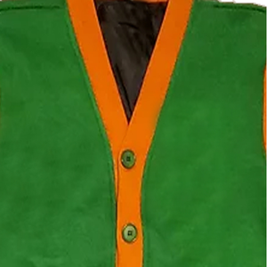 Cardigan en molleton tissé uni orange et vert de l'Université de Floride, fermeture à boutons, col en V, pour étudiants, hommes et femmes, polyester/coton - Product Image 6