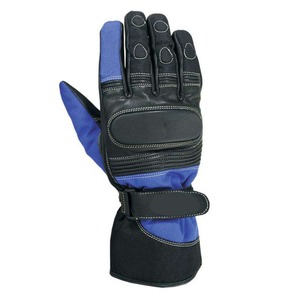 Gants de course en cuir à doigts entiers avec sangle de poignet réglable pour la conduite en extérieur, design unisexe résistant à l'usure et à panneaux - Product Image 1