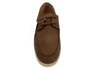 Mocasines de Ante Marrón Tabaco para Hombre, Zapatos de Oficina y Carrera, Cómodos, con Suela de Goma, Diseño de Tiras, Color Sólido, para Todas las Temporadas - Product Image 2