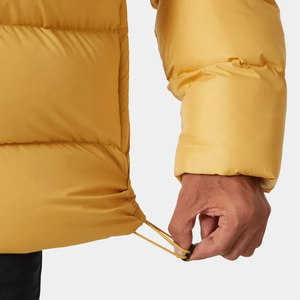<b>Men's</b> Hooded Puffer Jacket Color Blocking Down Filling Windproof Zipper Closure Casual Winter Style Regular Fit Polyester Shell - Product Image 6
