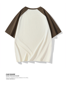 Camisetas Holgadas de Hip Hop para Hombre, Estilo Urbano, Clásicas, Verano 2025, Manga Corta, Algodón 180g, Lavables a Máquina, Negro y Blanco, Corte Regular - Product Image 4
