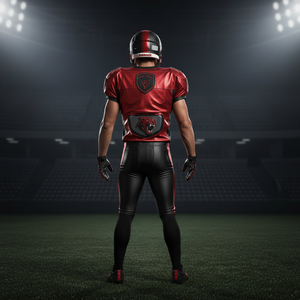 Uniforme de football américain haut de gamme, logo personnalisé, maillot sublimé, coutures renforcées, équipement de football robuste pour l'entraînement - Product Image 3