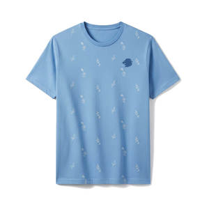 เสื้อยืดลำลองผ้าฝ้าย 100% สำหรับผู้ชาย เสื้อยืดแฟชั่นสำหรับผู้ชาย เสื้อยืดพิมพ์ลายทรงหลวมสำหรับผู้ชาย - Product Image 1