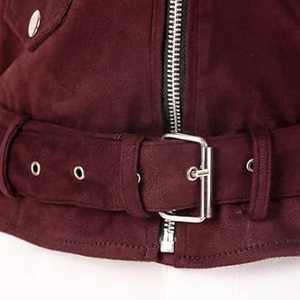 Chaquetas de Cuero para Mujer a Precio Económico, Nueva Colección en Venta Online, Chaquetas de Cuero de Color Sólido, Estilo Casual y Moderno - Product Image 5
