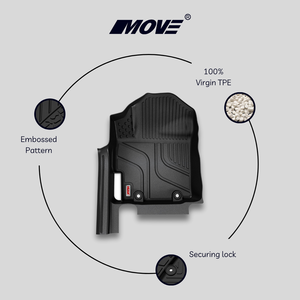 แผ่นซับพื้นระดับพรีเมี่ยมกันลื่นไม่มีกลิ่นผลิตจากเวียดนามแผ่นรองสำหรับติดในรถยนต์ทุกสภาพอากาศใช้ได้กับ Toyota Yaris CROSS 2021 + - Product Image 4