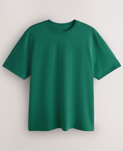 เสื้อยืดคอกลมแขนสั้นสไตล์วินเทจใหม่สำหรับผู้ชาย สีพื้น ผ้าฝ้ายถัก 100% ทรงปกติ สวมใส่สบาย รุ่น 2026 ขายส่ง - Product Image 6
