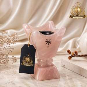 Brûleur à Bakhoor artisanal en résine bleue et bois, porte-encens arabe, diffuseur de parfum traditionnel, brûleur d'arômes de luxe pour la maison - Product Image 2