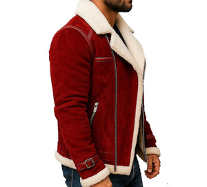 Chaqueta de cuero genuino para hombre y traje ajustado para hombre, nuevo diseño, abrigo de cuero con cuello vuelto para hombre, chaqueta de fiesta y abrigo de cuero para hombre - Product Image 5