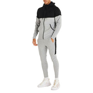 Conjunto Deportivo Personalizado para Hombre, Traje de Chándal Transpirable, Traje de Jogging Liso de Dos Piezas, Ropa de Entrenamiento, Talla Grande - Product Image 3
