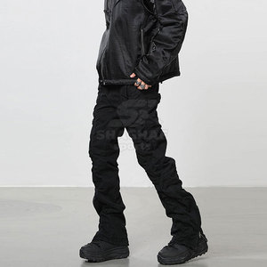 Jean Pantalon en denim délavé moderne pour homme, coupe confortable, idéal pour la mode - Product Image 4