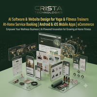 Logiciel de conception de sites e-commerce basé sur l'IA pour les formateurs de yoga et de fitness à domicile, réservation de services, application mobile Android iOS, WordPress, Shopify