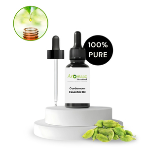 Aceite Esencial de Cardamomo Aromaaz International 100% Puro Prensado en Frío con Aroma Herbal Especiado para Todo Tipo de Piel - Product Image 2