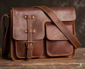 Sac à main et sac bandoulière en cuir de qualité supérieure pour femme – Design classique - Product Image 3