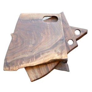 Tabla de cortar carne de madera sólida de nogal con mango, productos de restaurantes de Pizza, con forma rectangular, tamaños personalizados, gran oferta - Product Image 5