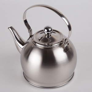 Royal-<b>Tea</b> 1.0 Qt. Stainless Steel <b>Tea</b> Kettle <b>Tea</b> Pot Teapot Water Kettle Camp Kettle With <b>Infuser</b> Basket and Folding Handle - Product Image 5