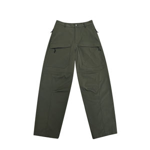Pantalon de survêtement décontracté pour homme, coupe ample, léger, 100 % polyester, avec logo personnalisé, fermeture éclair, respirant, cargo, pour l'extérieur, taille XS - Product Image 1
