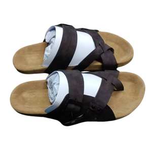 Sandales d'extérieur respirantes pour hommes en cuir véritable à bout rond, chaussures durables et confortables, qualité d'exportation mondiale, fabricant en gros - Product Image 4