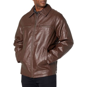 NUEVO 2024 High Street Fashion Brand Heavy Leather Custom High Quality Fashion Chaqueta de cuero original de moda para hombres - Product Image 1