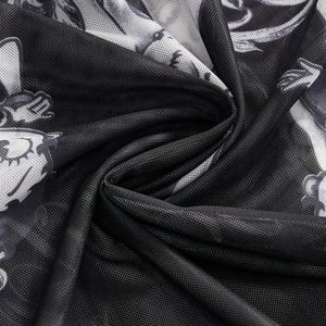 เสื้อกล้ามตาข่ายพิมพ์ลายสำหรับผู้หญิง ทรงเข้ารูป ใส่สบาย เหมาะกับฤดูร้อน แฟชั่นลำลอง ขายส่ง รับผลิตแบบ OEM - Product Image 5