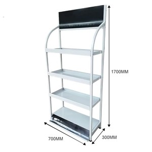 Étagères métalliques pour produits de nettoyage de carrosserie et huiles lubrifiantes pour ateliers de réparation automobile - Product Image 1