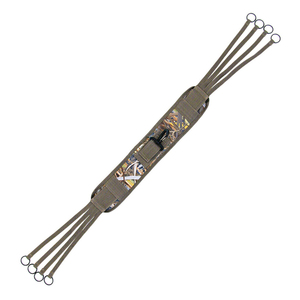 Correa de transporte para señuelos de pato camuflados, tipo bandolera, con 6 anillas, cincha de nailon, mosquetón, equipo de caza de aves acuáticas, venta al por mayor, logotipo personalizado OEM - Product Image 2