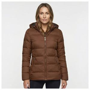 2025 dames respirant hiver fourrure à capuche bouffant Parka vestes réglable rembourré chaud bulle cuir tissu grande taille coton pour - Product Image 1