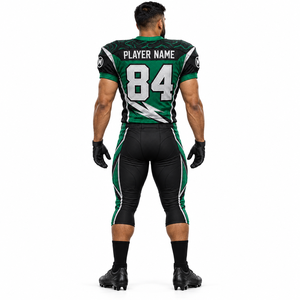 Uniforme de Fútbol Americano al por Mayor para el Día del Partido, Conjunto de Pantalones y Camiseta Personalizados Unisex, Tela Ligera y Transpirable, Sublimación - Product Image 3