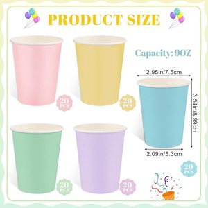 Gobelets en carton ondulé biodégradables écologiques jetables avec logo personnalisé Gianty pour café à emporter, eau, fêtes, couleur blanche - Product Image 3