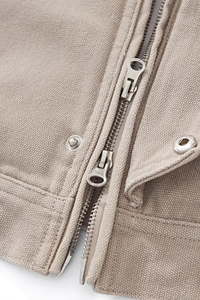 Custom Men's Canvas Jacket Heavy Duty Workwear Jacket Vintage Cotton Canvas <b>Coat</b> Outdoor Casual Utility Jacket - Product Image 3
