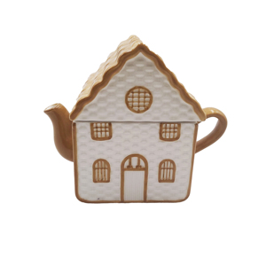 Tetera de Cerámica Hecha a Mano Estilo Rústico, Tetera Vintage, OEM, ODM, Venta al por Mayor de Artículos de Cocina Personalizados - Product Image 1