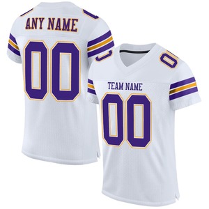 Pantalones Cortos de Fútbol Personalizados en Malla Blanca, Morada y Dorada, Elásticos en Cuatro Direcciones, Transpirables, de Secado Rápido, Uniformes de Equipo para Entrenamiento - Product Image 1
