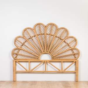 Panneaux de tête de lit en rotin en forme de fleur pour enfants, décoration de chambre à coucher, tailles personnalisées, vente en gros - Product Image 2